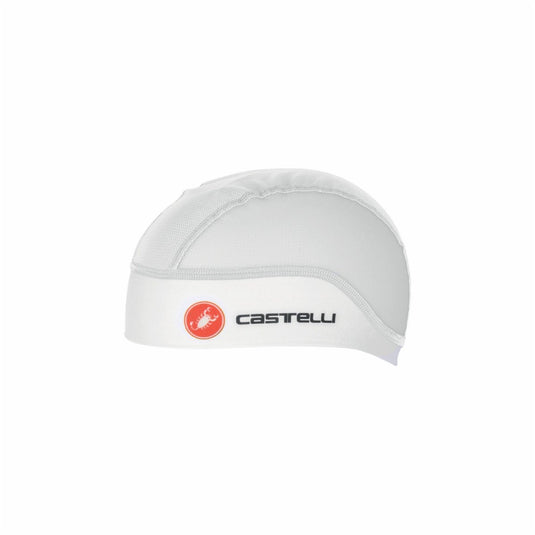 Castelli - Hats - Summer Skullcap - White/red - TCR Sport Lab