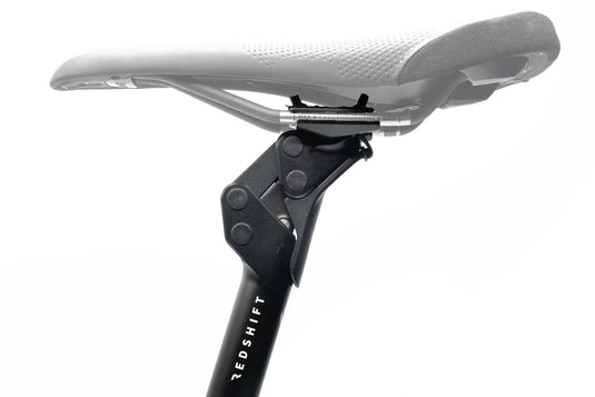 Redshift Sports ShockStop Endurance Suspension Seatpost - 27.2 x 350mm, 35mm Travel, Aluminum, Black - TCR Sport Lab