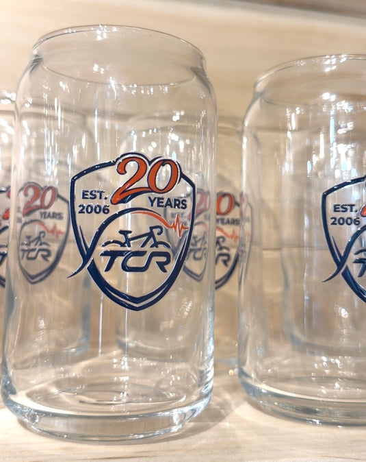 TCR 20th Anniversary Beer Glass - TCR Sport Lab