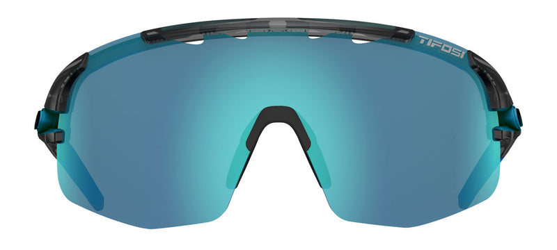 Load image into Gallery viewer, Tifosi  Sledge Lite,  Crystal Smoke  Clarion Blue/AC Red/Clear Lens
