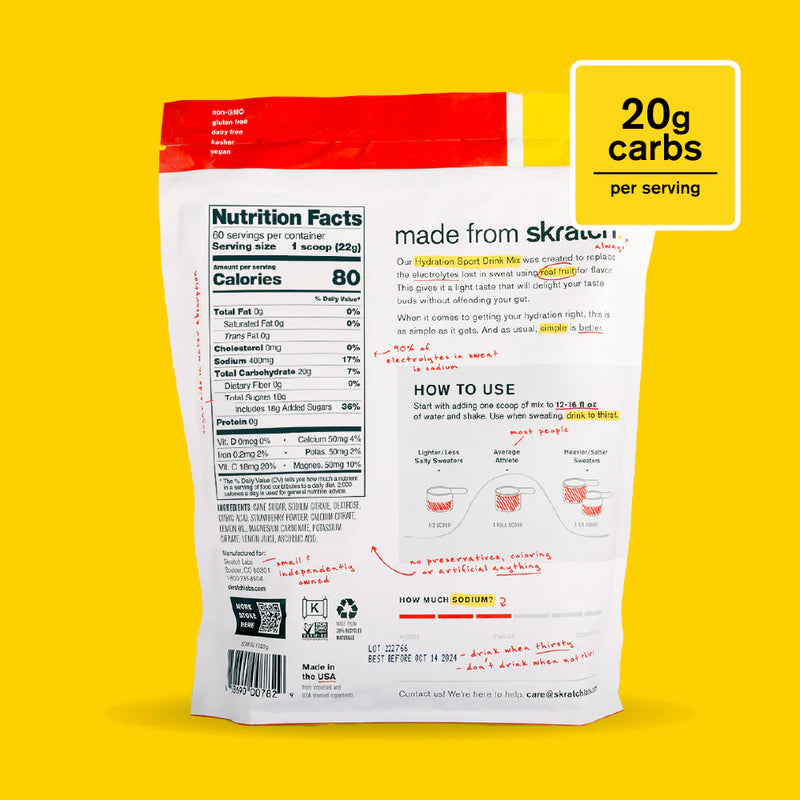 Load image into Gallery viewer, Skratch Labs  Hydration Mix  1320g
