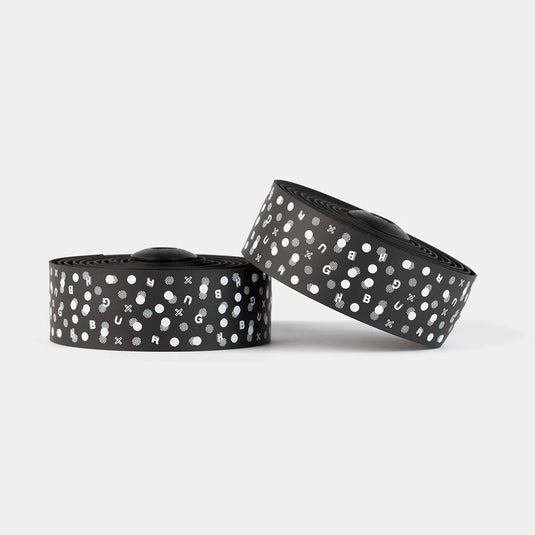 Burgh Cycling Bokeh Handlebar Tape, White Print - TCR Sport Lab