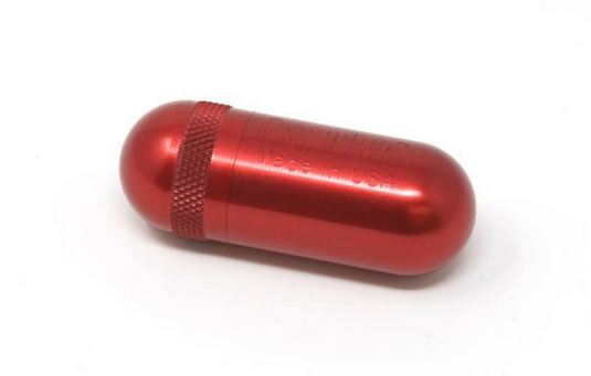 Dynaplug Pill (Micro Pro) Tubeless Tire Repair Tool Kit, Anodized Red