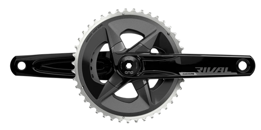 SRAM, Rival D1 Wide 2x, Crankset, Speed: 12, Spindle: 28.99mm, BCD: 94, 43/30, DUB, 170mm, Black, Road Disc