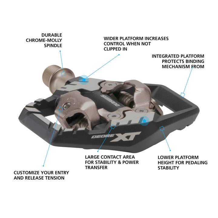 Load image into Gallery viewer, Shimano - Pedal  PD-M8120  Deore XT  Spd Pedal  W/Cleat(SM-SH51)
