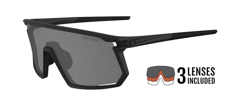 Load image into Gallery viewer, Tifosi - Moab, Blackout Interchangeable Sunglasses, Smoke/AC Red/Clear - TCR Sport Lab

