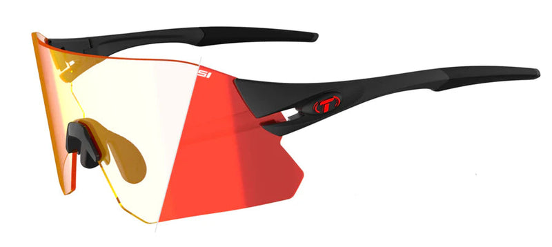 Load image into Gallery viewer, Tifosi  Rail, Matte Black  Clarion Red Fototec
