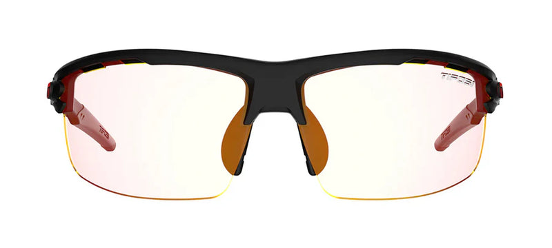 Load image into Gallery viewer, Tifosi  Rivet, Matte Black  Clarion Red Fototec
