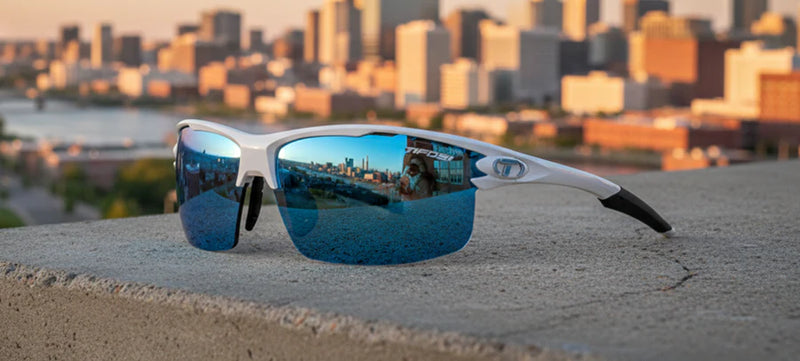 Load image into Gallery viewer, Tifosi, Sunglasses, Rivet, Matte White, Clarion Blue/AC Red/Clear
