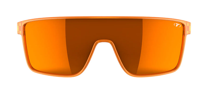 Load image into Gallery viewer, Tifosi - Sanctum, Amber Blaze Single Lens Sunglasses, Atomic Orange Mirror AR - TCR Sport Lab
