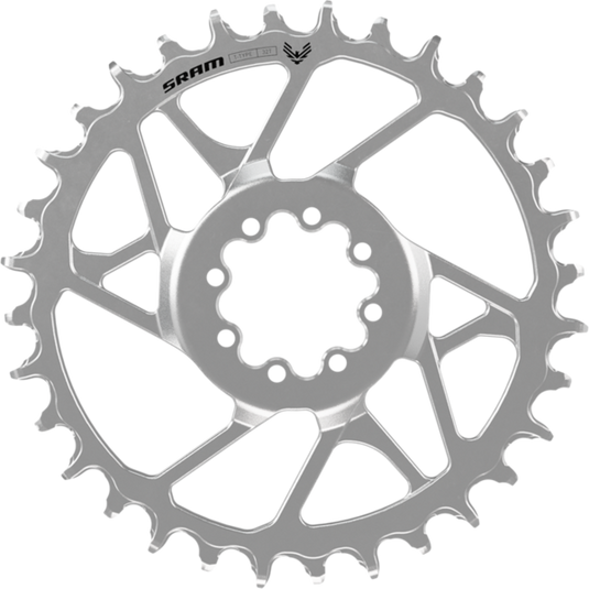 SRAM  Chainring  Eagle 90 T-TYP  8-bolt 3mm offset  34T  Silver