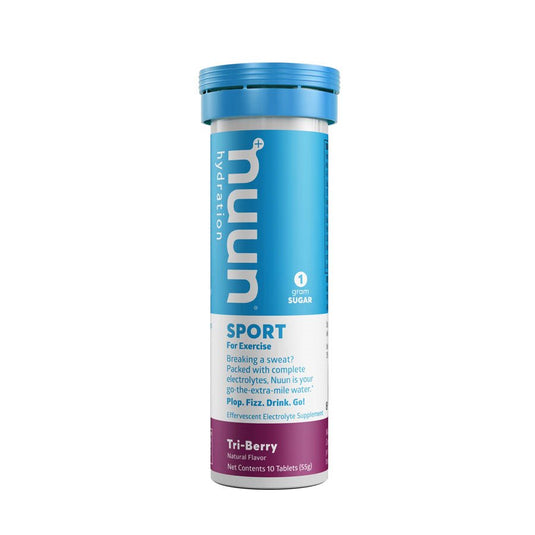 Nuun  Sport Drink Mix  Tri-Berry 10 servings - TCR Sport Lab