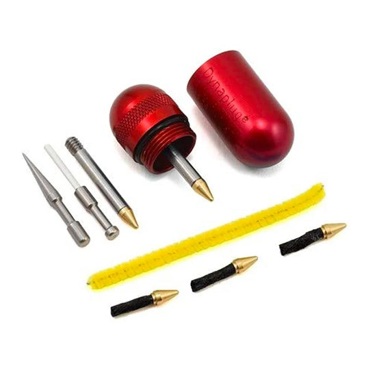 Dynaplug Pill (Micro Pro) Tubeless Tire Repair Tool Kit, Anodized Red