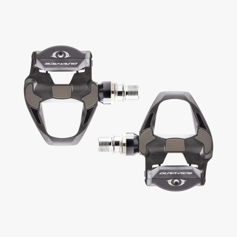 Load image into Gallery viewer, Shimano  Pedal  PD-R9100  Dura-Ace  SPD-SL  W/Cleat  4mm Longer Axle
