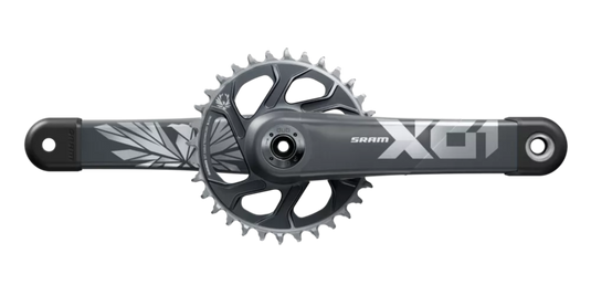 SRAM, Refurbished, X01 Eagle DUB Crankset, Speed: 11/12, Spindle: 28.99mm, BCD: Direct Mount, DUB, 175mm, Black, Boost - TCR Sport Lab